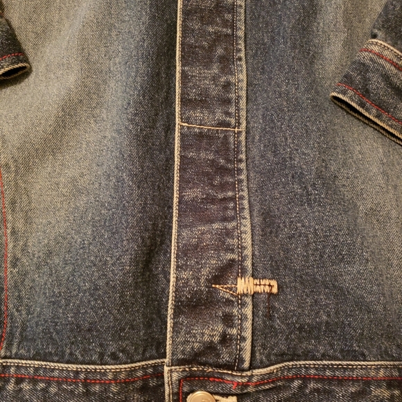 Men's XXL Rocawear Oversize Denim Jean Jacket - Picture 7 of 8